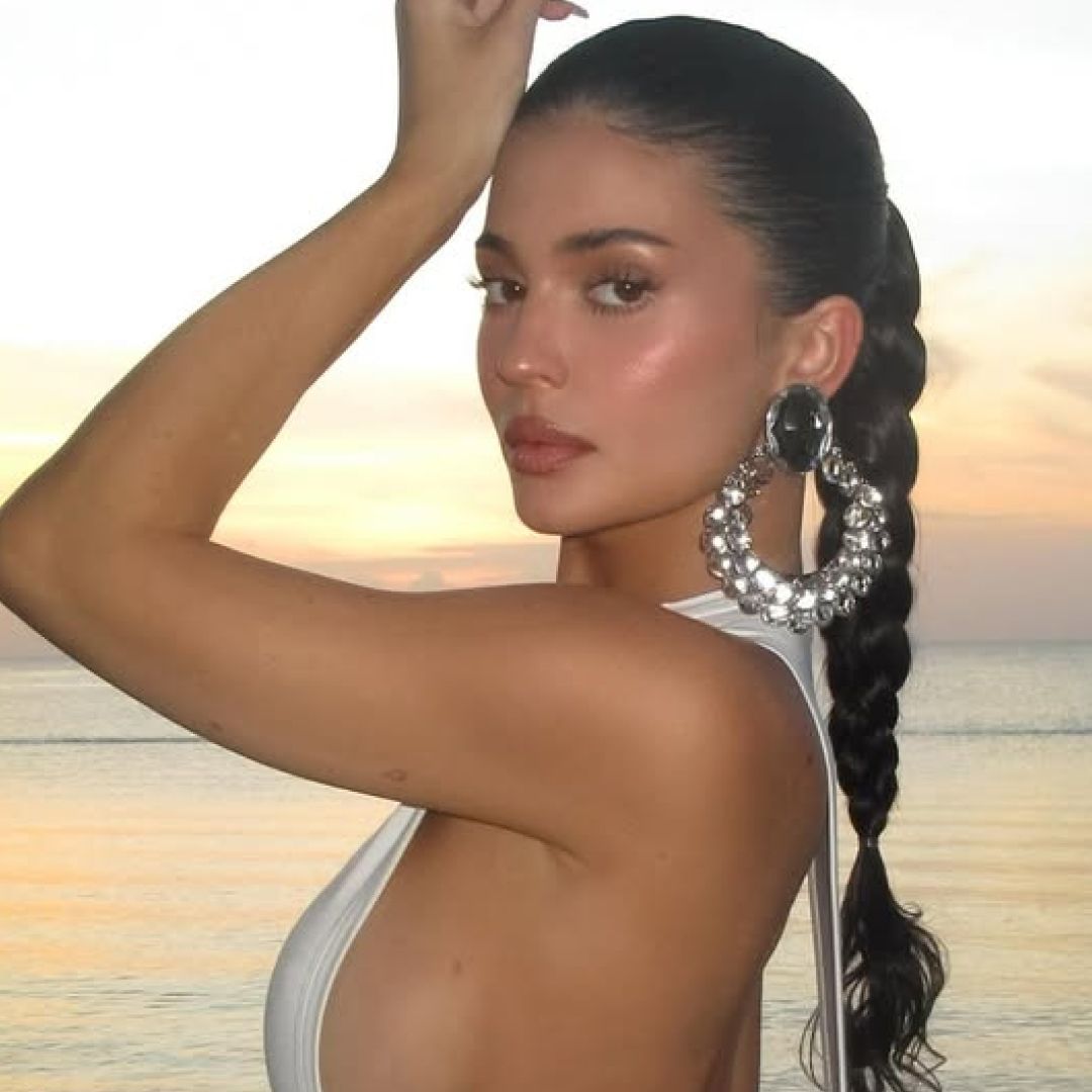 Kylie Jenner Showcases Daring Cut-Out Dress in Turks and Caicos