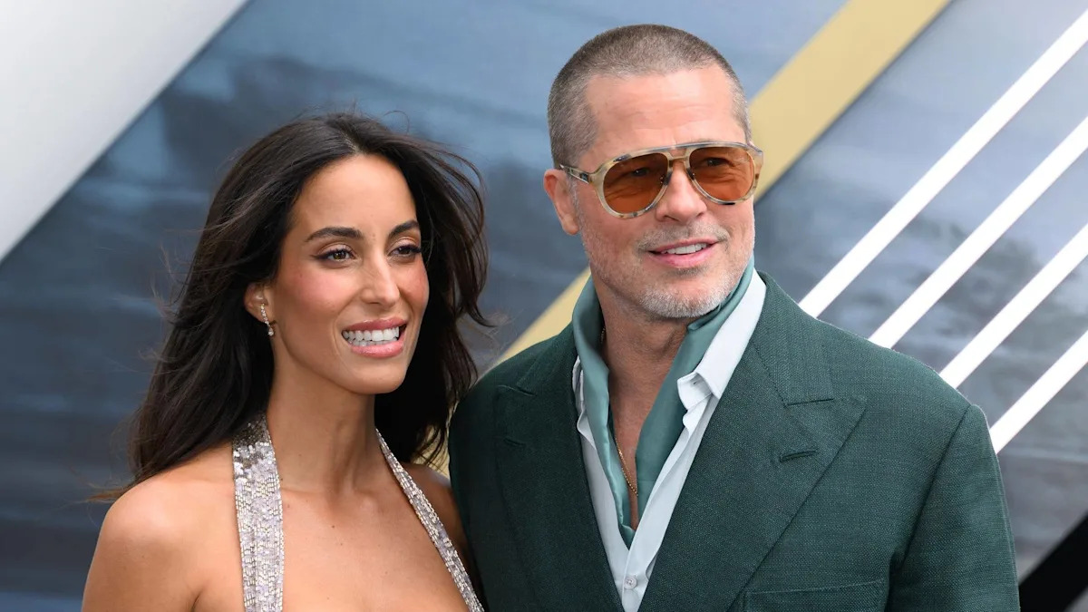 Brad Pitt and Ines de Ramon Attend French Open Women's Singles Final