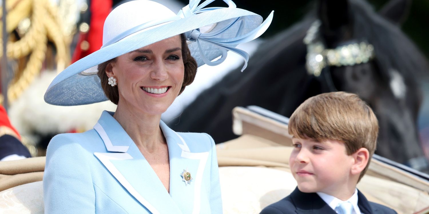 Kate Middleton Attends Trooping the Colour in Coordinated Blue Ensemble