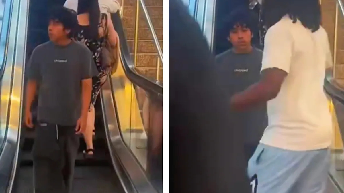 TikToker Slapped After Blocking NYC Escalator for Viral Trend