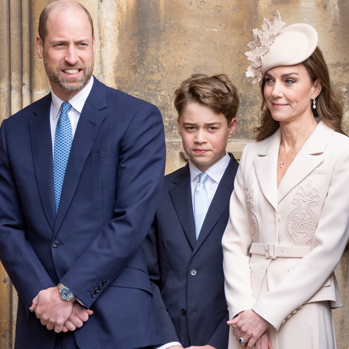 Prince George Nears Kate Middleton's Height During Royal Air Force Visit
