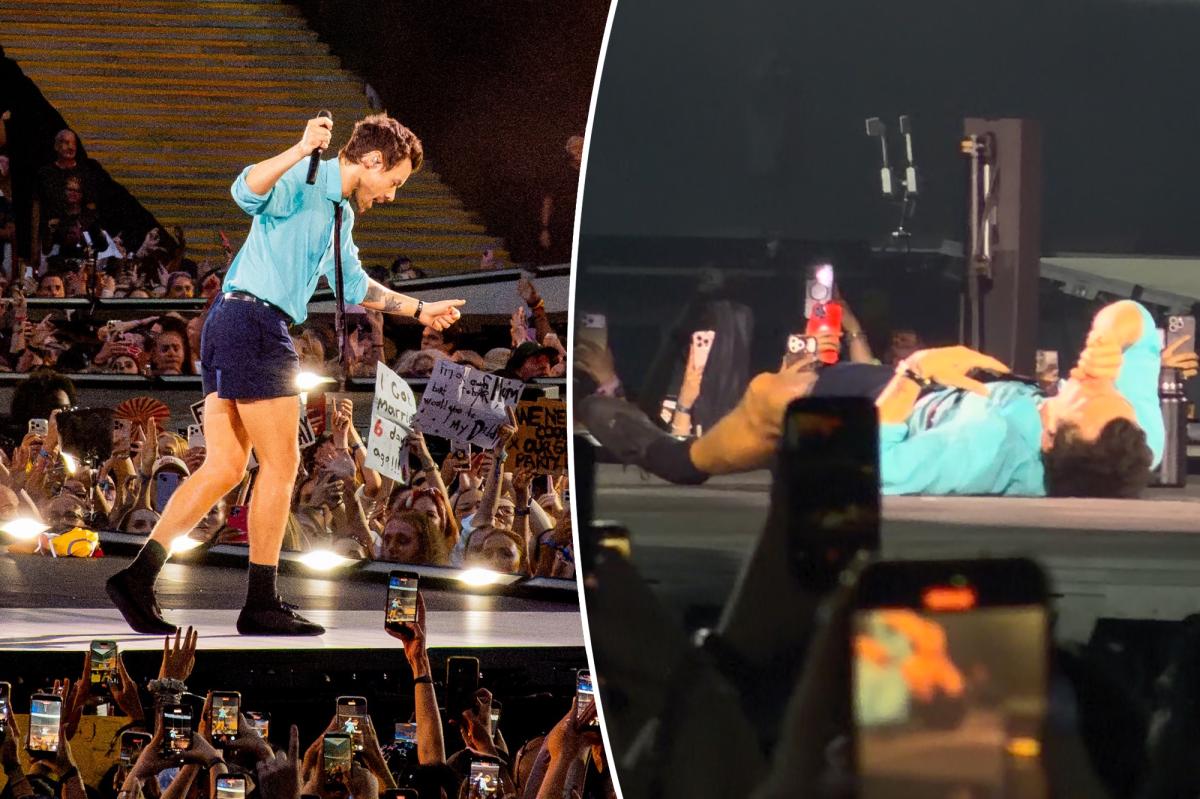 Harry Styles Chokes on Water During Wembley Performance Amid Heatwave