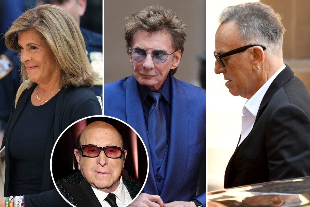Music Industry Icons Gather to Honor Clive Davis at New York Funeral