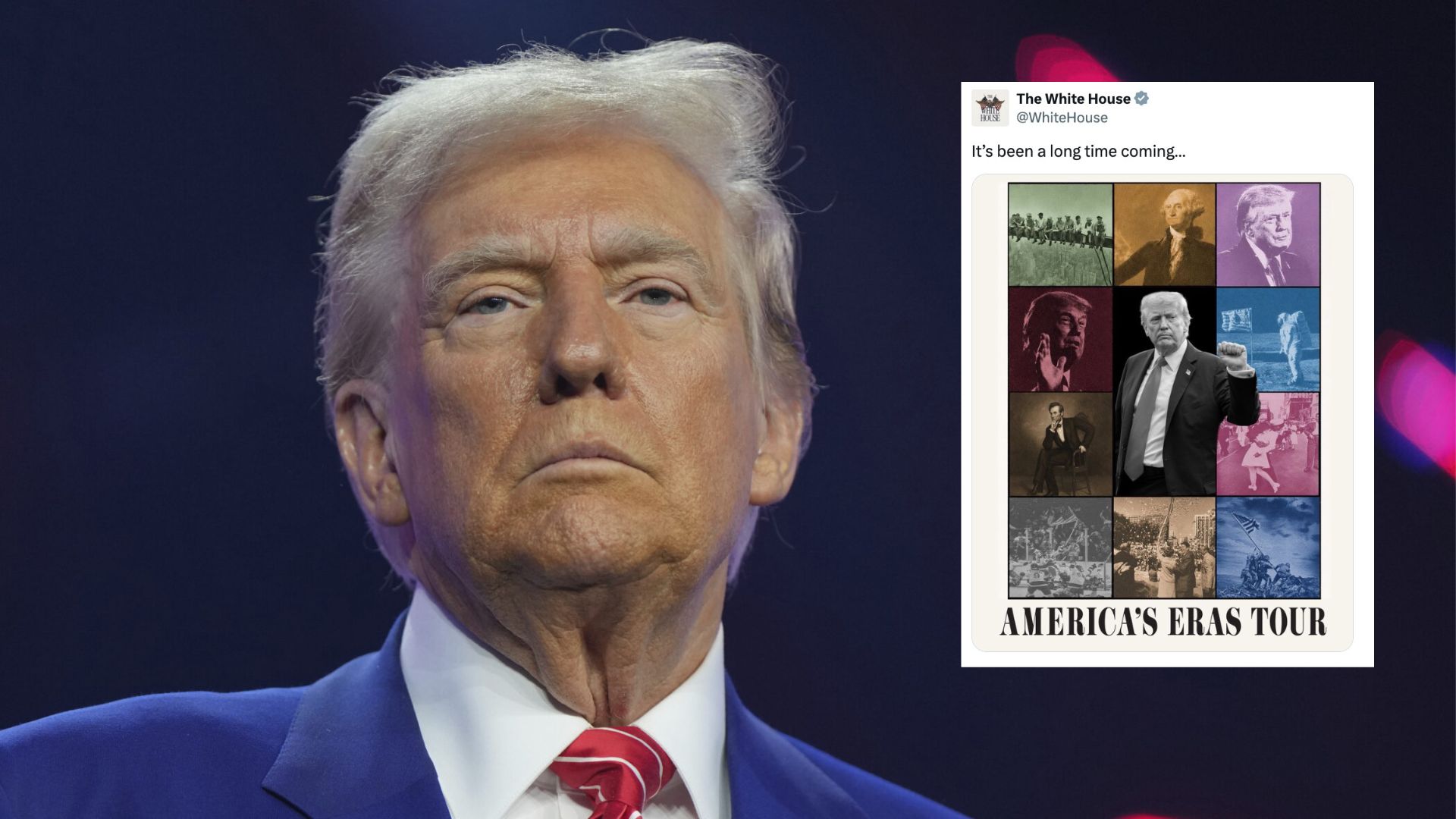 White House's Taylor Swift-Inspired Trump Poster Sparks Online Parodies