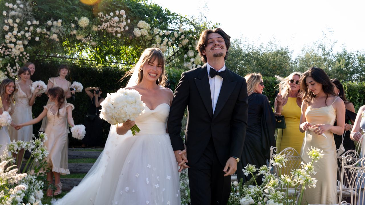 Dylan Jagger Lee and Paula Bruss-Lee Marry in Saint-Tropez Wildflower Garden