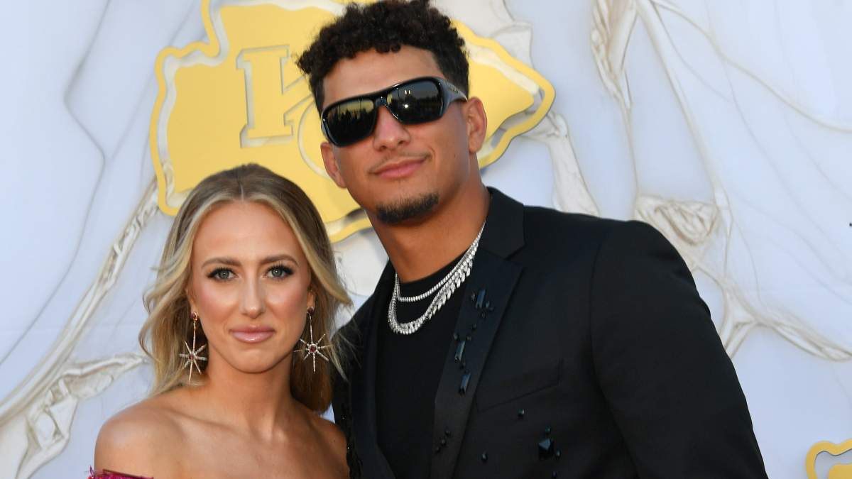 Patrick Mahomes Shares Photos from Travis Kelce and Taylor Swift's Madison Square Garden Wedding