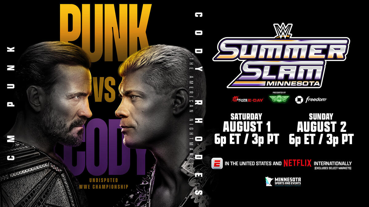 CM Punk to Defend Undisputed WWE Championship Against Cody Rhodes at SummerSlam